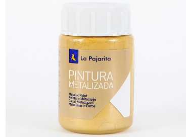 Pintura metalizada la pajarita oro rico 35 ml