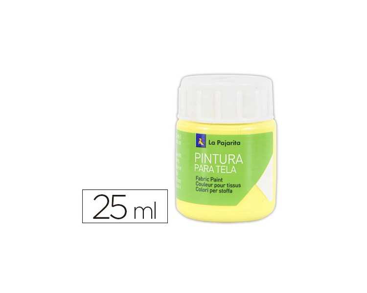 Pintura para tela la pajarita amarillo claro 25 ml