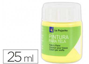Pintura para tela la pajarita amarillo claro 25 ml
