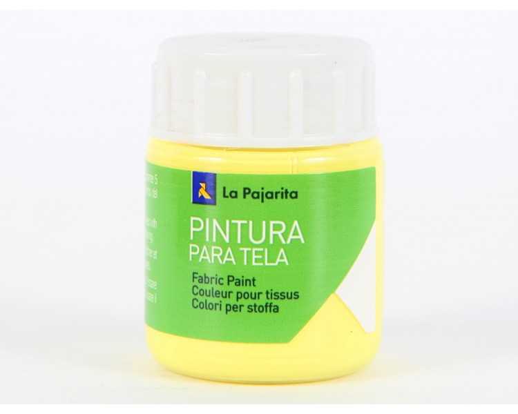 Pintura para tela la pajarita amarillo claro 25 ml
