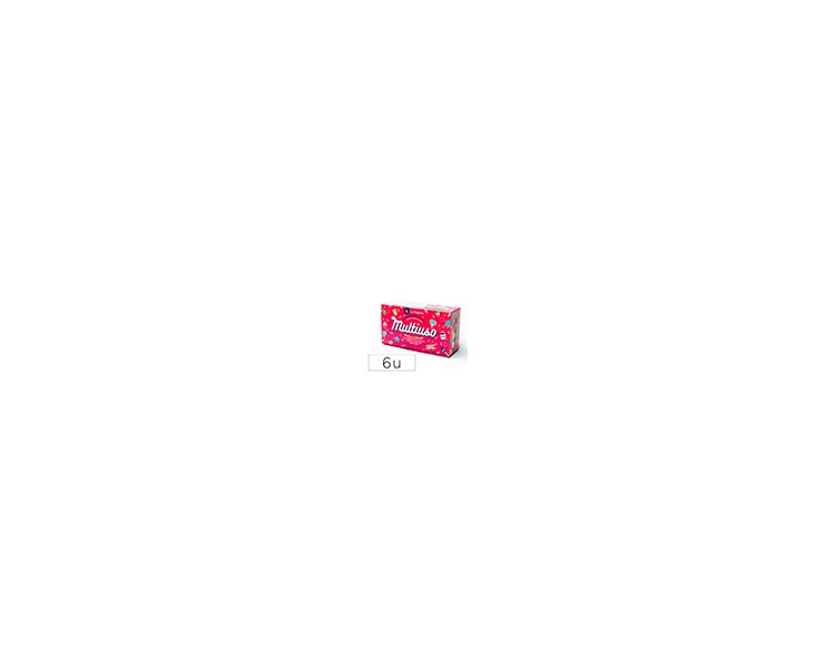 Pintura latex la pajarita satinada 35 ml caja de 6 unidades colores surtidos