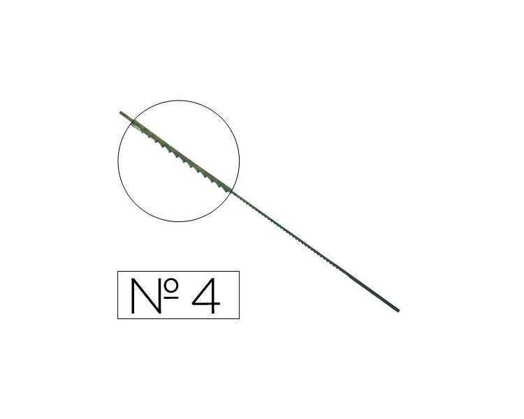 Pelos de segueta madera nº4 caja de 144 unidades