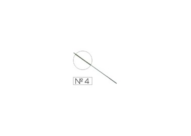 Pelos de segueta madera nº4 caja de 144 unidades