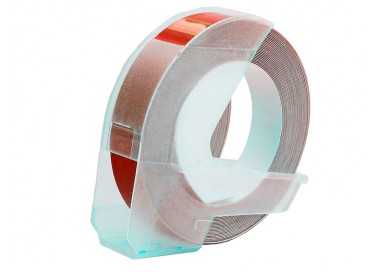 Cinta dymo 3d 9mm x 3 mt roja tradicional