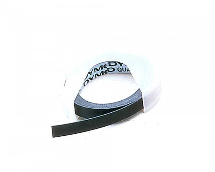 Cinta dymo 3d 9 mm x 3 mt negra tradicional