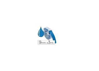 Cinta dymo 3d 9 mm x 3 mt azul tradicional