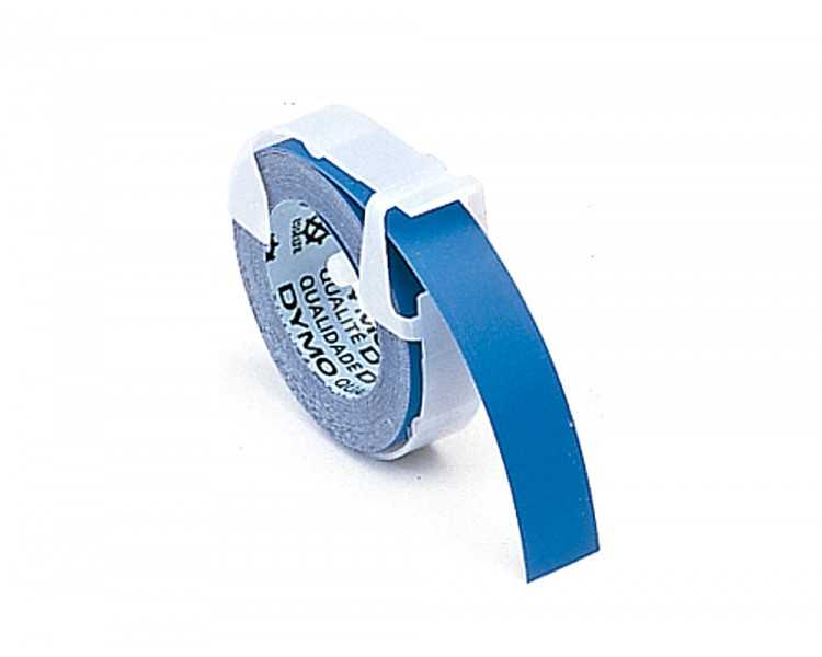 Cinta dymo 3d 9 mm x 3 mt azul tradicional