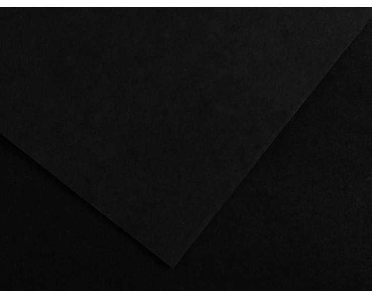 Cartulina guarro negra 50x65 cm 185 gr