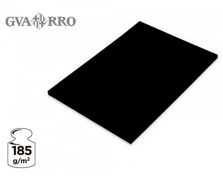 Cartulina guarro negra 50x65 cm 185 gr