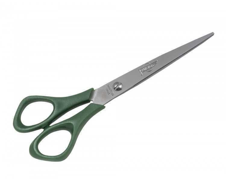 Tijera oficina faibo acero inoxidable 16 cm empuñadura ergonomica en blister