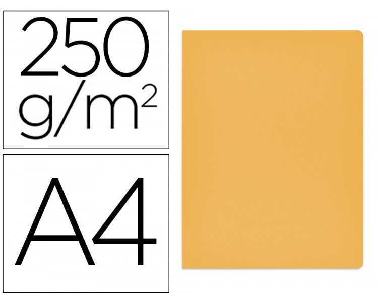 Subcarpeta cartulina gio simple intenso din a4 amarillo 250g/m2