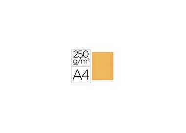 Subcarpeta cartulina gio simple intenso din a4 amarillo 250g/m2