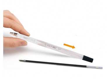 Recambio boligrafo extensible q-connect kf00233 negro