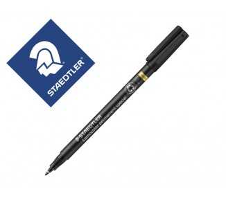 Rotulador staedtler lumocolor retroproyeccion punta de fibra permanente special 319-9 negro punta fina