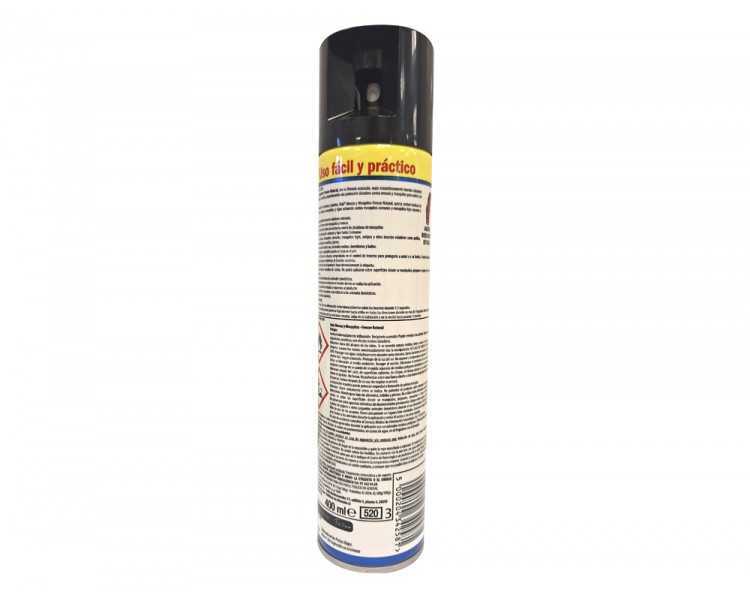 Insecticida raid spray moscas y mosquitos frescor natural bote de 400 ml