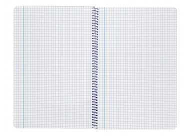 Cuaderno espiral liderpapel folio smart tapa blanda 80h 60gr cuadro 4mm con margen color verde