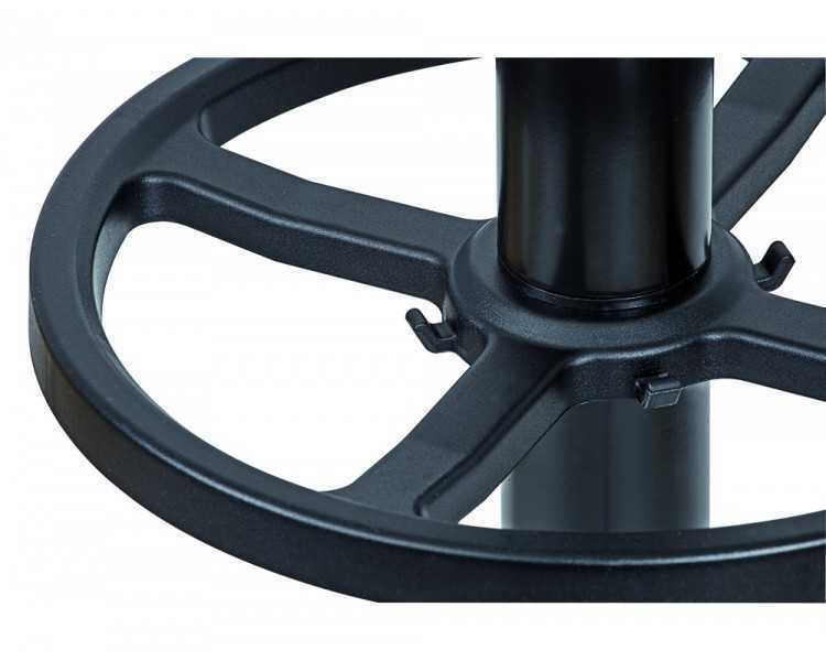 Perchero metalico maul grando 8 colgadores y paraguero color negro 375x1750x365 mm