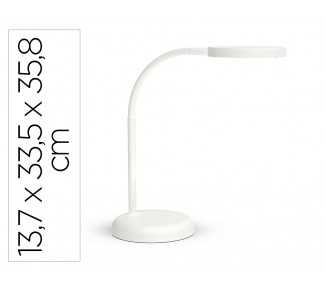 Lampara de escritorio maul led joy color blanco 137x335x358 mm