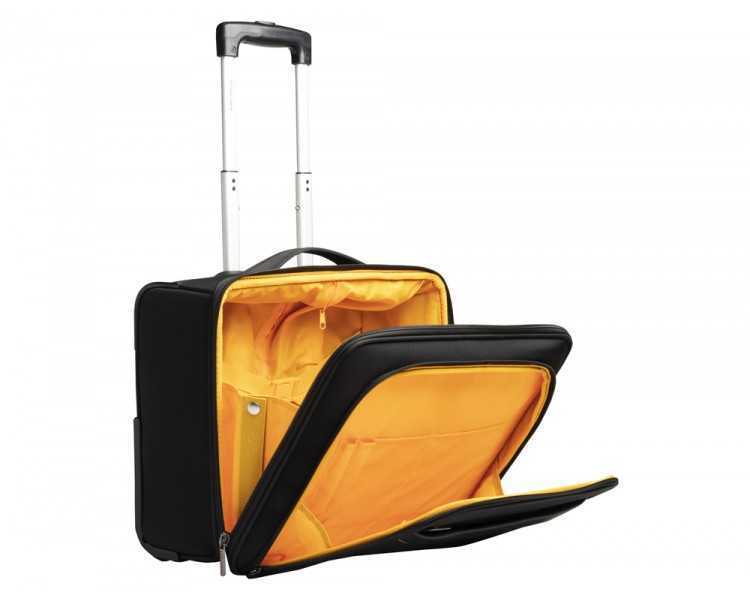 Maletin para portatil exacompta valisette exactive 15.6/' slim con asa extraible color negro 440x370x200 mm