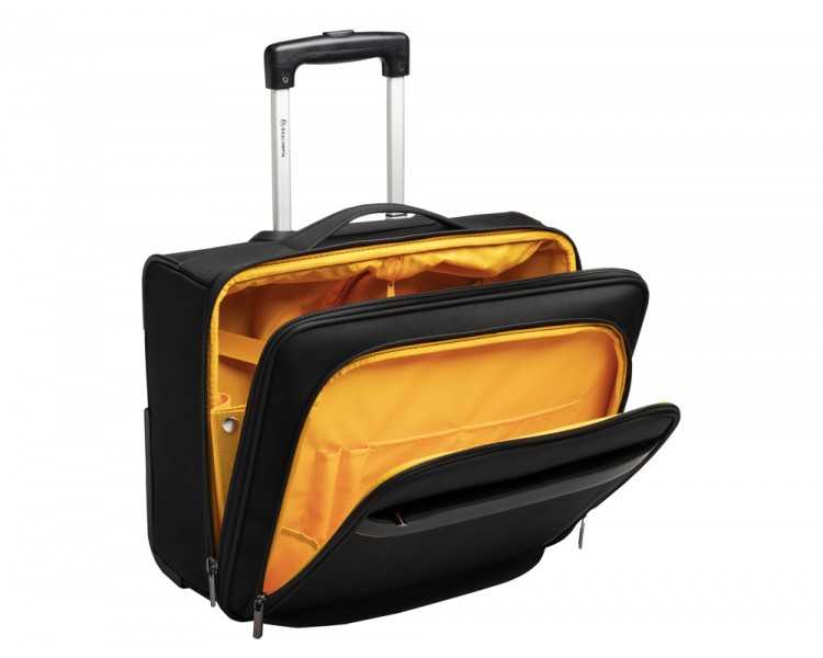 Maletin para portatil exacompta valisette exactive 15.6/' slim con asa extraible color negro 440x370x200 mm