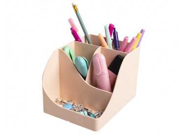 Organizador de sobremesa exacompta skandi color nude 155x119x109 mm Organizador de sobremesa exacompta skandi color nude 155x119x109 mm