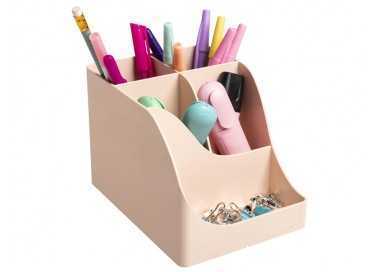 Organizador de sobremesa exacompta skandi color nude 155x119x109 mm Organizador de sobremesa exacompta skandi color nude 155x119x109 mm