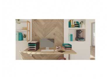 Organizador de sobremesa exacompta skandi color nude 155x119x109 mm Organizador de sobremesa exacompta skandi color nude 155x119x109 mm