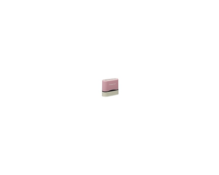 Sello x stamper quix nombre personalizable color rosa 9,5x46 mm qn41