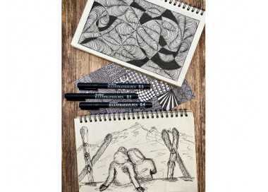 Rotulador artline calibrado micrometrico negro illustration pen billetera ek-280w3iln resistente al
