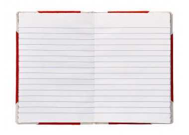 Libro cartone cosido fernandes flecha din a6+ rayado horizontal 50 hojas 100 gr rojo