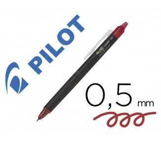 Boligrafo pilot frixion point clicker borrable 0,5 mm rojo