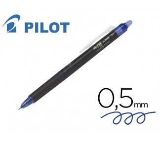 Boligrafo pilot frixion point clicker borrable 0,5 mm azul