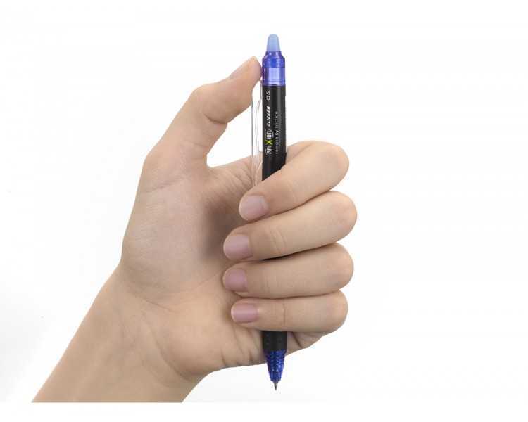 Boligrafo pilot frixion point clicker borrable 0,5 mm azul