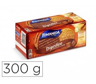 Galleta fontaneda digestive chocolate con leche fibra caja de 300 gr