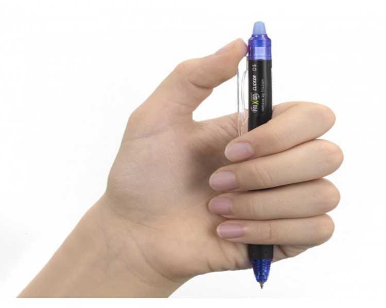 Boligrafo pilot frixion point clicker borrable 0,5 mm negro
