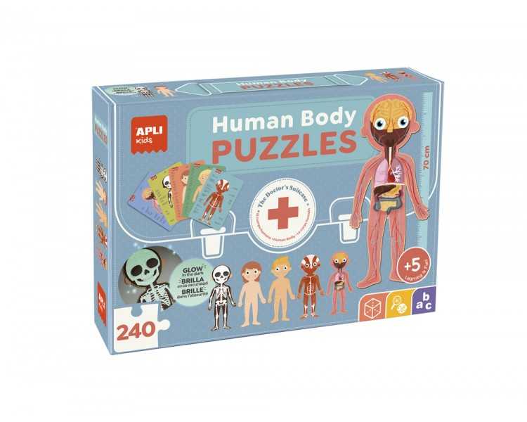 Puzle apli kids cuerpo humano 240 piezas
