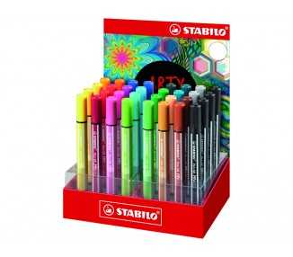 Rotulador stabilo acuarelable pen 68 max arty line expositor de 32 unidades colores surtidos
