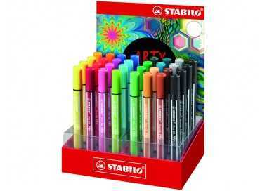 Rotulador stabilo acuarelable pen 68 max arty line expositor de 32 unidades colores surtidos