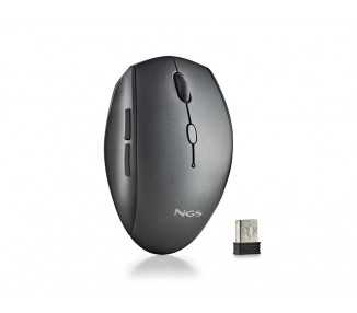 Raton ngs bee 800/1200/1600 dpi inalambrico 5 botones receptor usb-a 2,4 ghz color negro