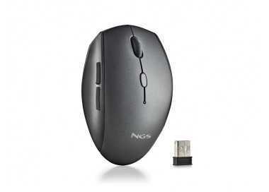Raton ngs bee 800/1200/1600 dpi inalambrico 5 botones receptor usb-a 2,4 ghz color negro