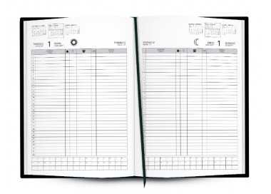 Libro de reservas liderpapel 2025 a4 dos dias pagina 752 paginas papel blanco 70g