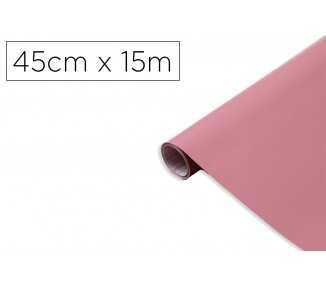 Rollo adhesivo d-c-fix rosa ceniza mate ancho 45 cm largo 15 mt
