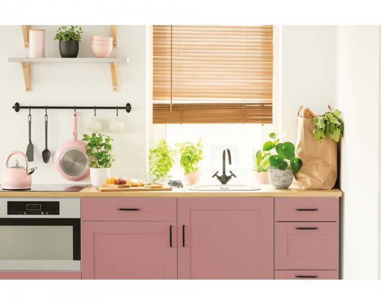 Rollo adhesivo d-c-fix rosa ceniza mate ancho 45 cm largo 15 mt