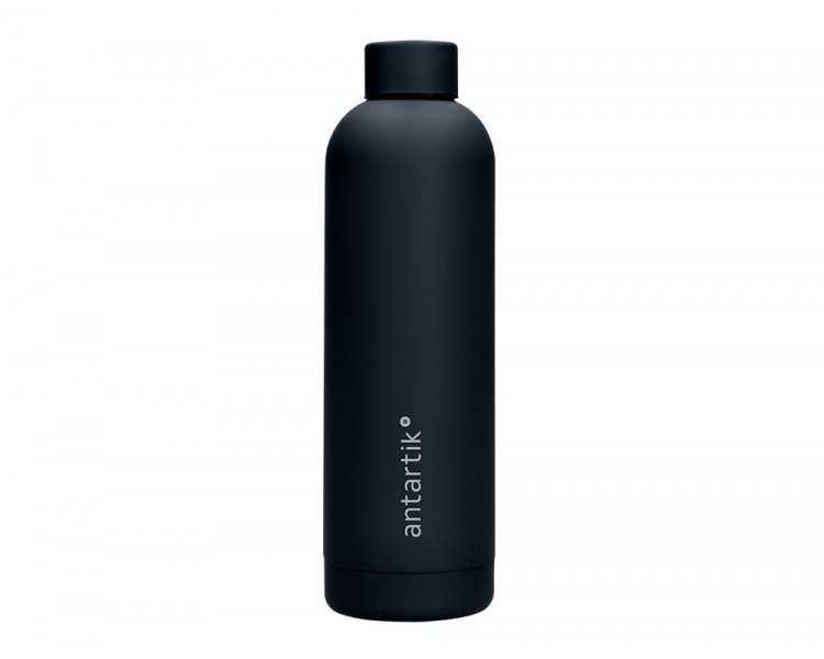 Botella portaliquidos antartik isotermica acero inoxidable libre de bpa color negro 750 ml