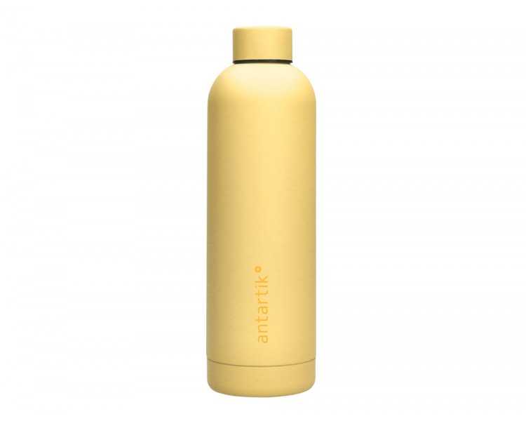 Botella portaliquidos antartik isotermica acero inoxidable libre de bpa color amarillo 750 ml