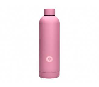 Botella portaliquidos antartik isotermica acero inoxidable libre de bpa color rosa 750 ml
