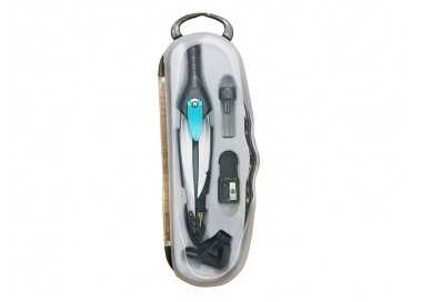 Compas liderpapel lock device con adaptador universal y tubo de minas color gris