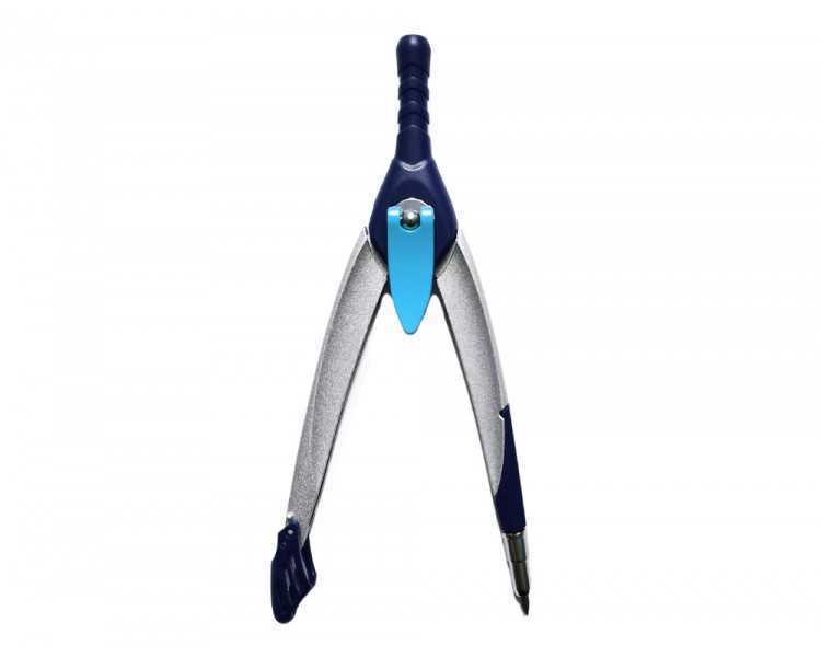 Compas liderpapel lock device con adaptador universal y tubo de minas color azul oscuro
