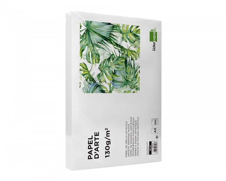 Papel dibujo liderpapel 297x420 mm 130 gr sin recuadro din a3 hoja