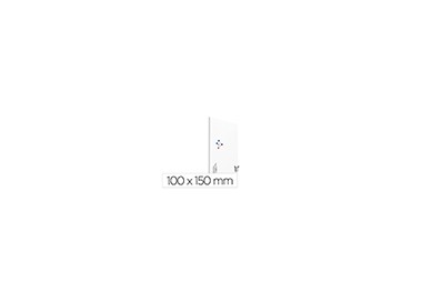 Pizarra blanca rocada skinmatt proyeccion mate lacada magnetica 100x150 cm
